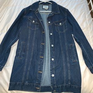 Long jean jacket